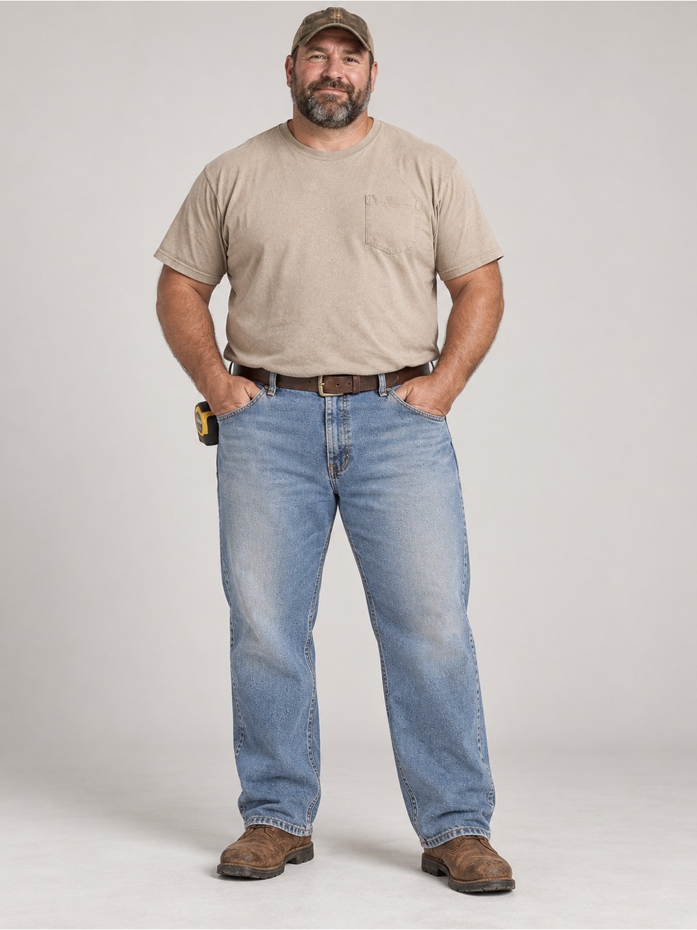 Wrangler Men’s Jeans 44x30 Regular Fit Light Wash Denim Actual 26” Inseam